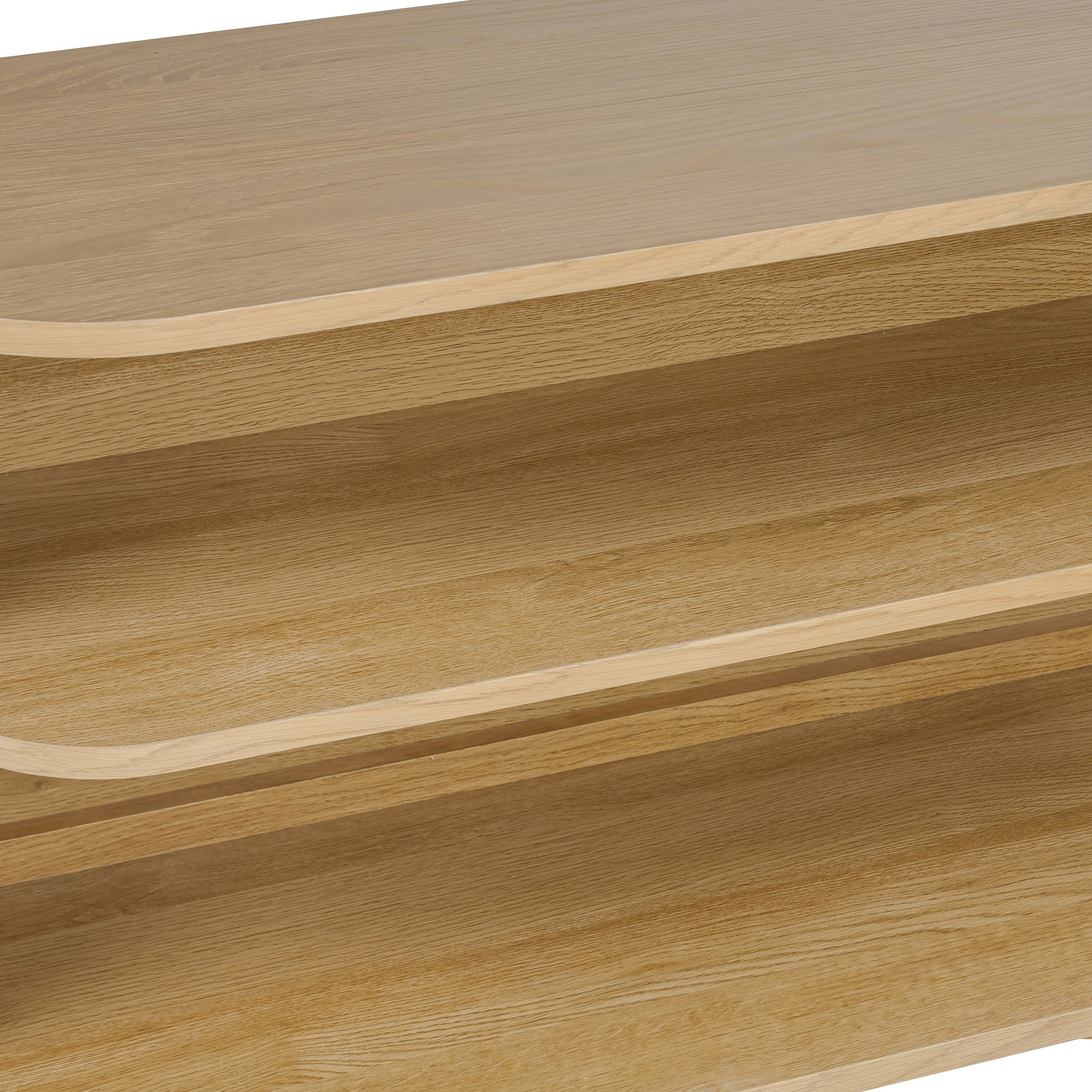 Finch Oak Slatted Small Sideboard from Roseland Furniture