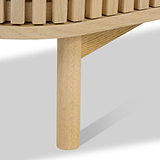 Finch Oak Slatted Small Sideboard from Roseland Furniture