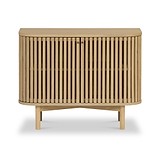 Finch Oak Slatted Small Sideboard from Roseland Furniture