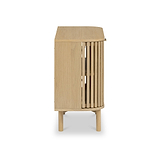 Finch Oak Slatted Small Sideboard from Roseland Furniture