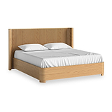 Shorwell Oak Slatted Super King Bed from Roseland Furniture
