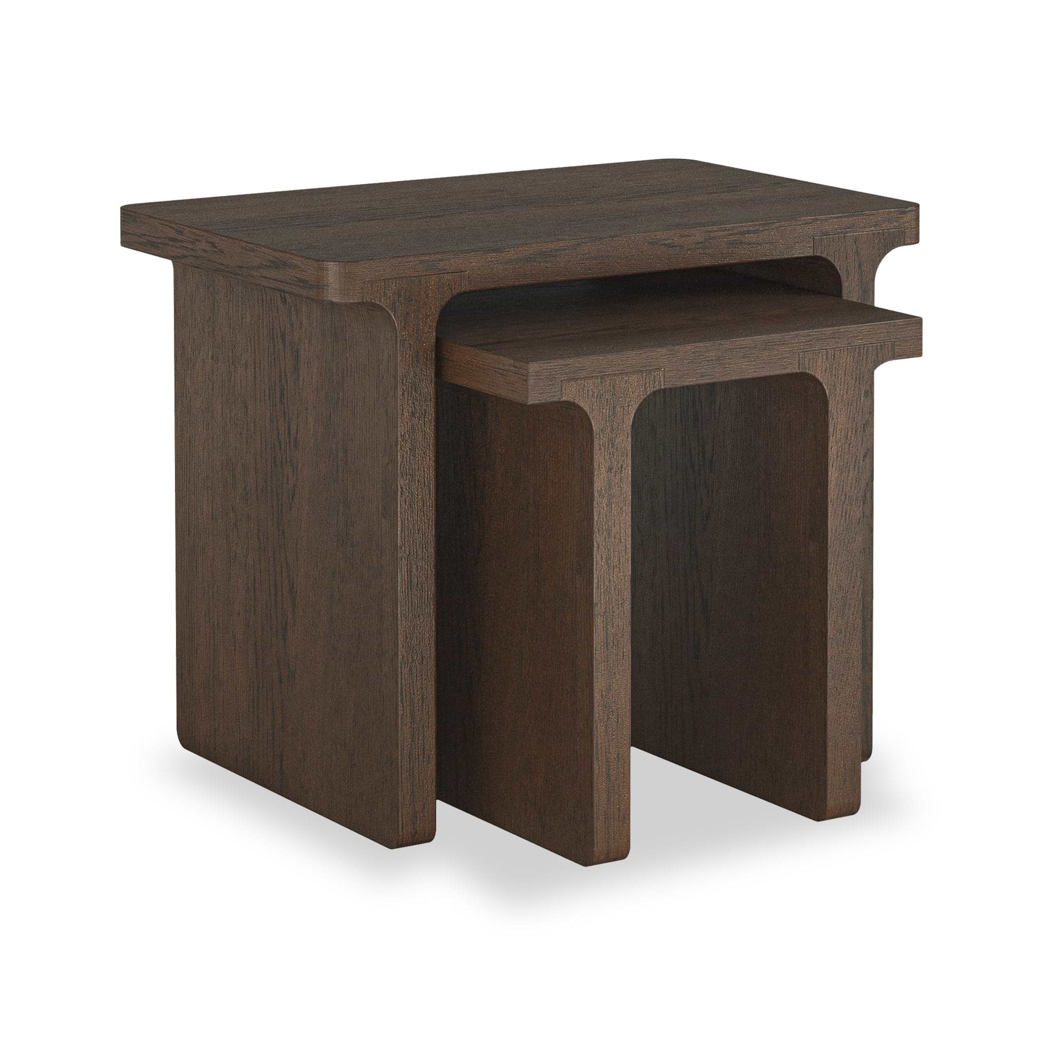Mylor Oak Nest Of Tables from Roseland Furniture