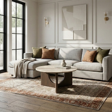 Mylor Travertine Top Coffee Table from Roseland Furniture