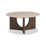 Mylor Travertine Top Coffee Table from Roseland Furniture