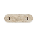 Mylor Travertine Top Console Table