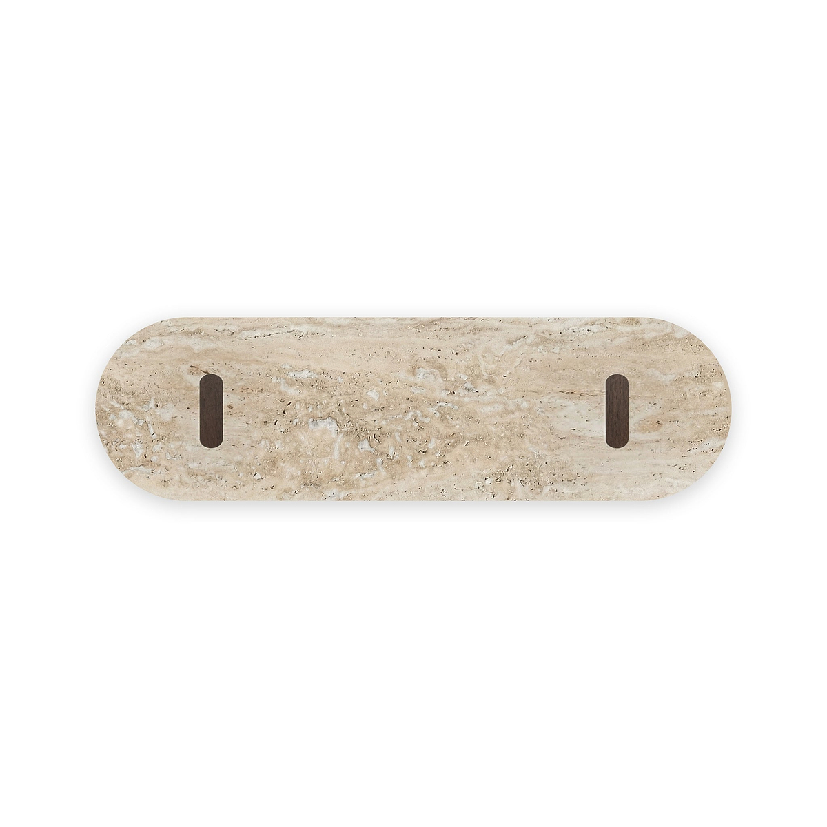 Mylor Travertine Top Console Table