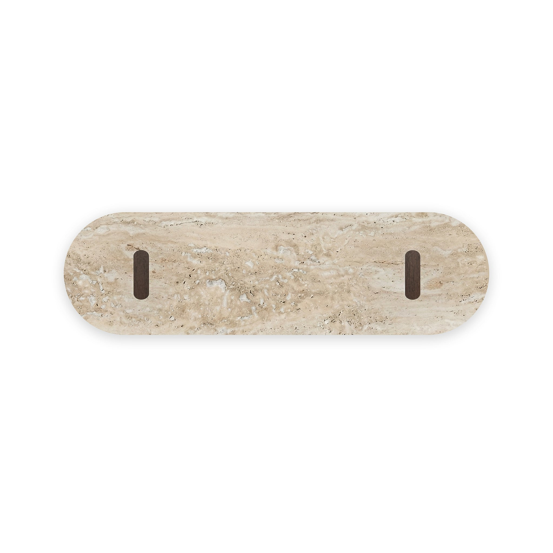 Mylor Travertine Top Console Table