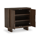 Mylor Oak 2 Door Shoe Storage Unit from Roseland Furniture