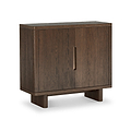 Mylor Oak 2 Door Shoe Storage Unit from Roseland Furniture