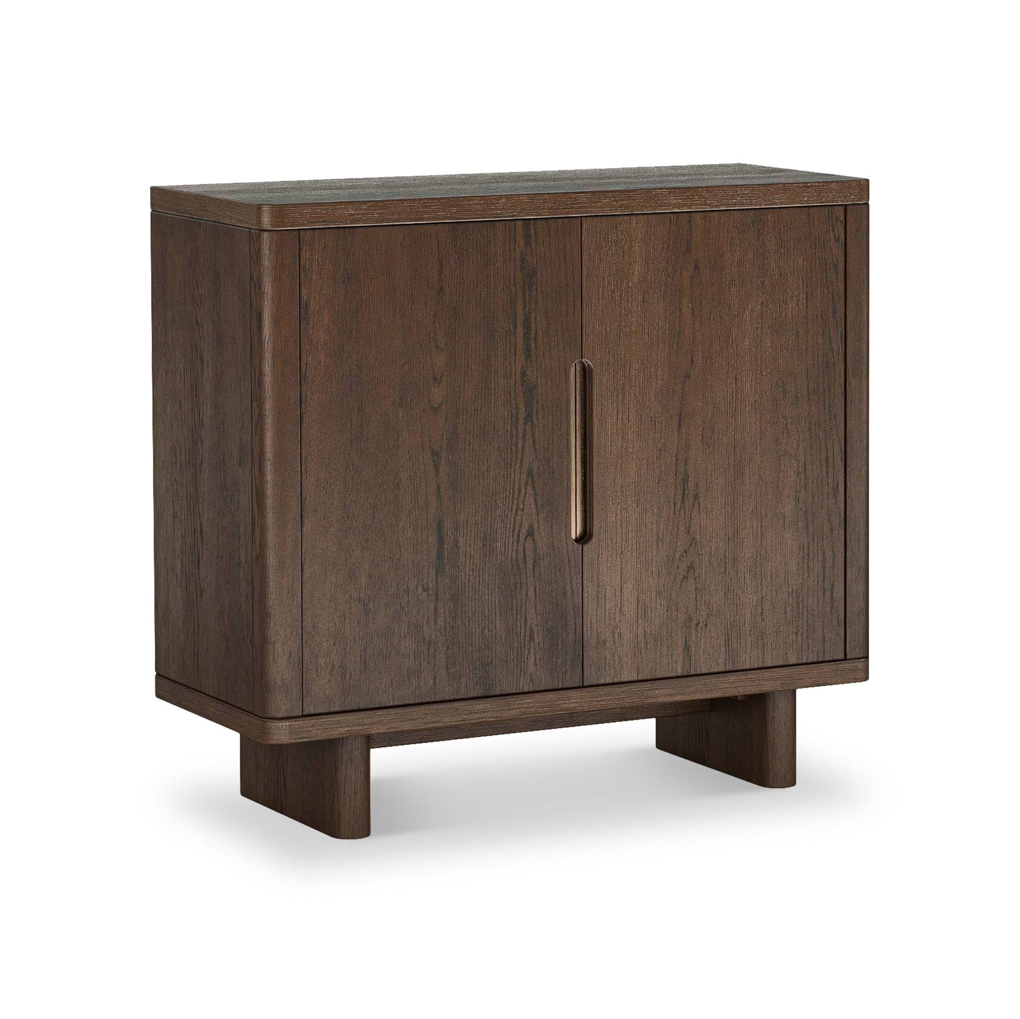 Mylor Oak 2 Door Shoe Storage Unit from Roseland Furniture