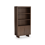 Mylor Oak 2 Door Display Bookcase from Roseland Furniture