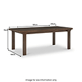 Mylor Oak 165 215cm Extending Dining Table from Roseland Furniture