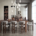 Mylor Oak Grey Dining Chair from Roseland Furniture