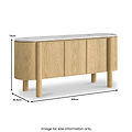 Nyssa Marble Top Large Sideboard from Roseland Furniture