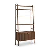 Shorwell Bookcase Dark Stain from Roseland Furniture