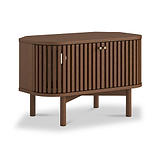 Shorwell Corner TV Unit Dark Stain from Roseland Furniture