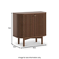 Shorwell Cupboard Dark Stain from Roseland Furniture