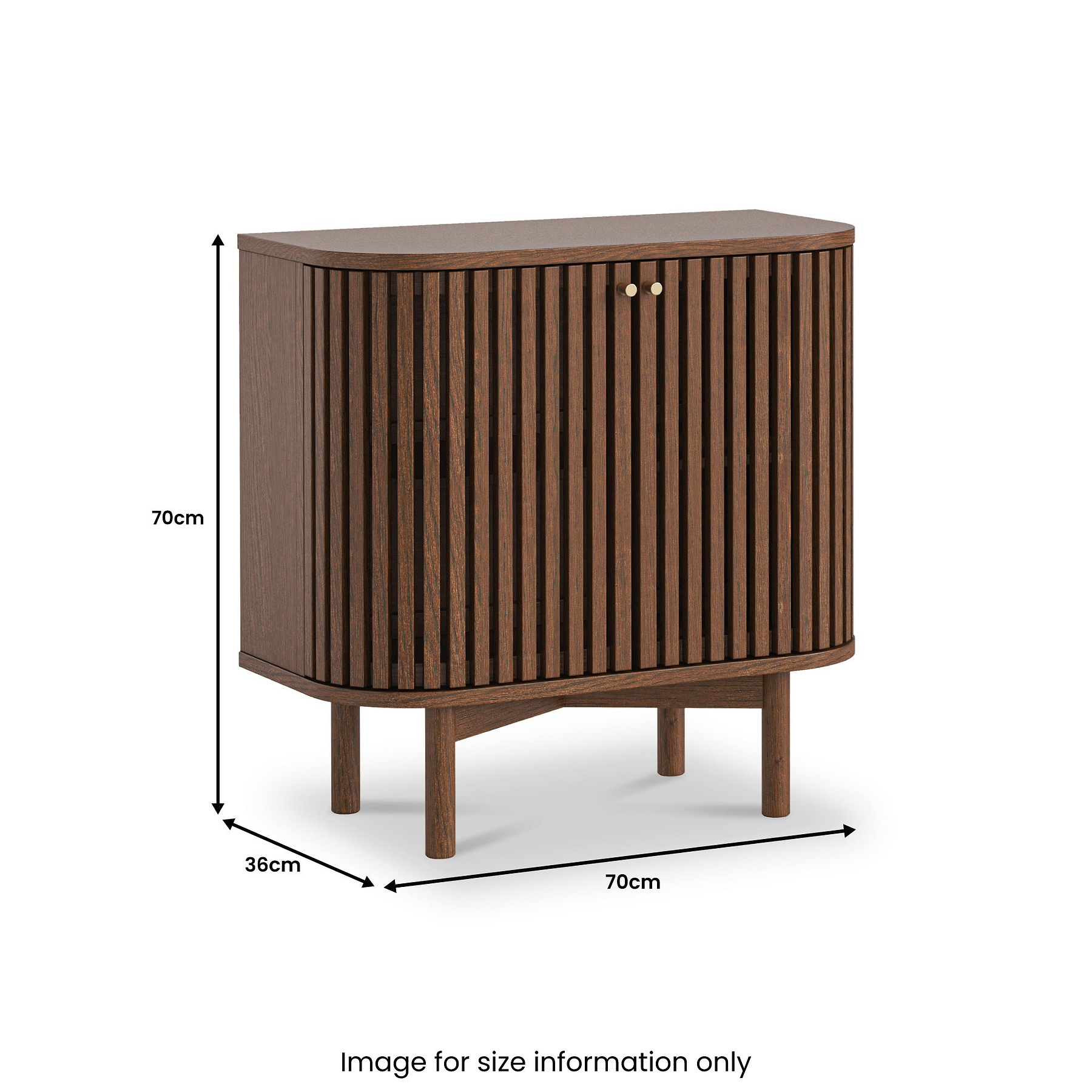 Shorwell Cupboard Dark Stain from Roseland Furniture