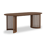 Shorwell Oval Dining Table Dark Stain from Roseland Furniture