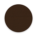 Shorwell Oak Slatted Round Dining Table Dark Stain Front1 from Roseland Furniture