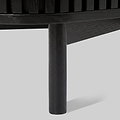 Shorwell Black & Marble Large Sideboard from Roseland Furniture
