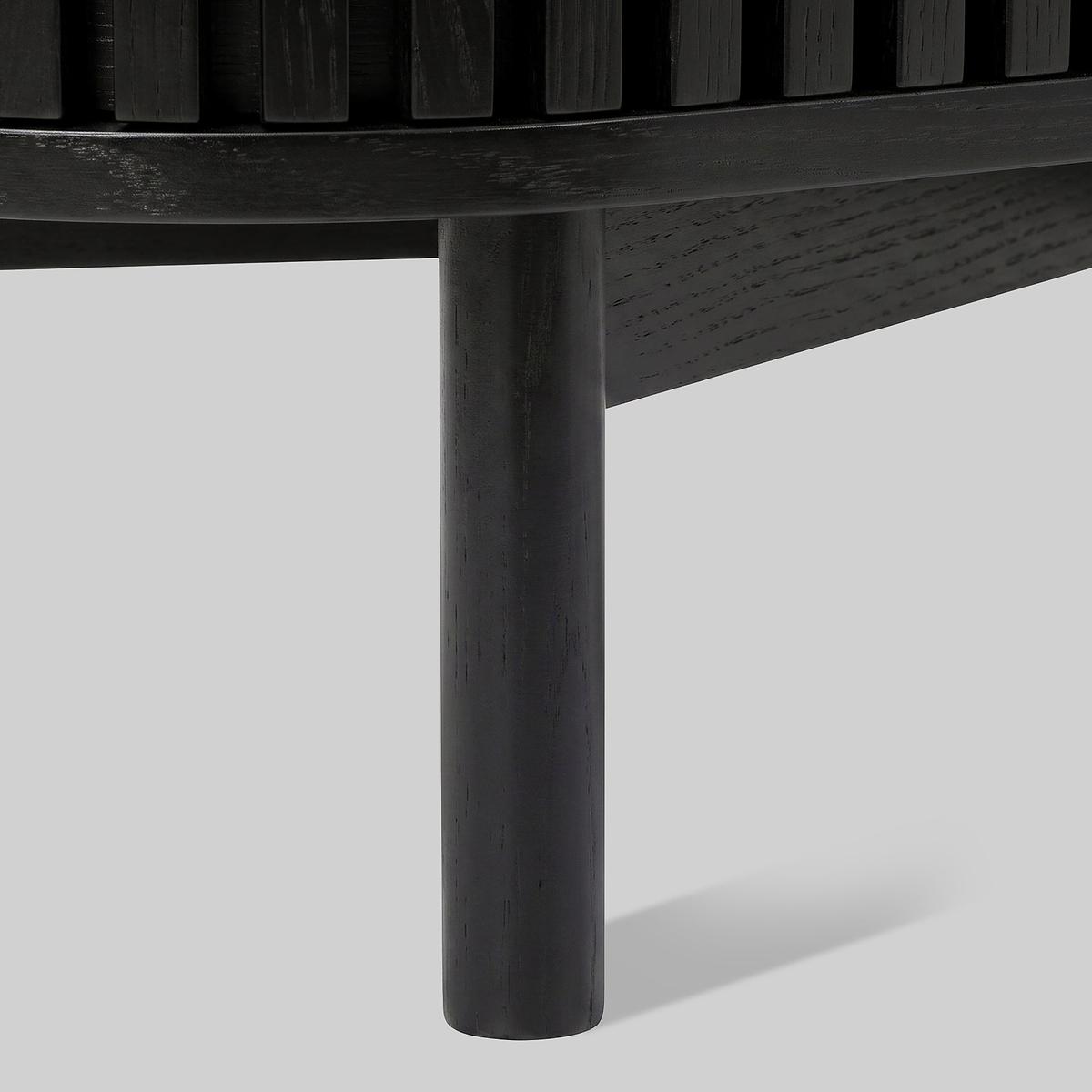 Shorwell Black & Marble Large Sideboard from Roseland Furniture