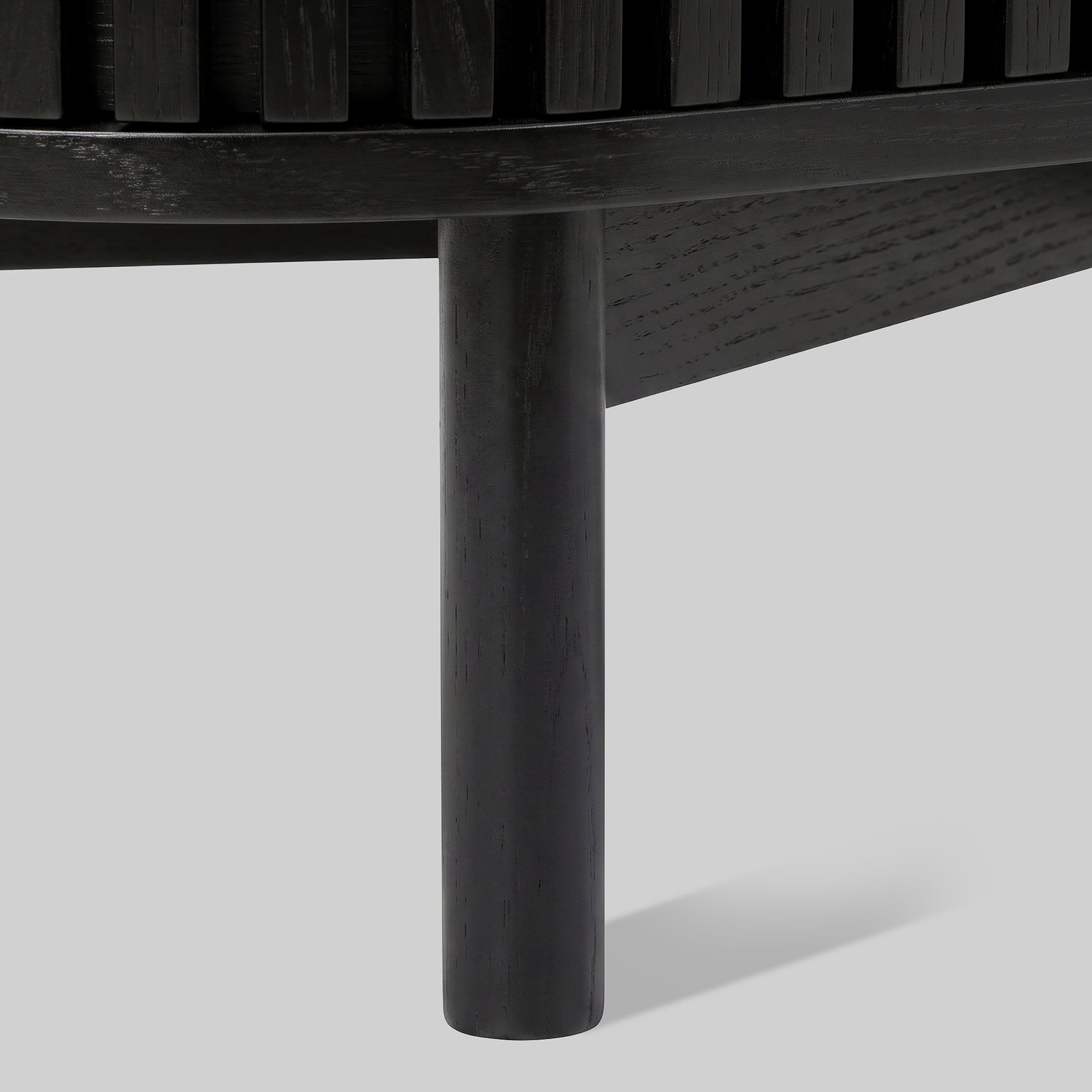 Shorwell Black & Marble Large Sideboard from Roseland Furniture