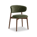 Almeria Boucle Dining Chair Green from Roseland Furniture
