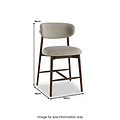 Fabre Boucle Barstool Moss Green from Roseland Furniture