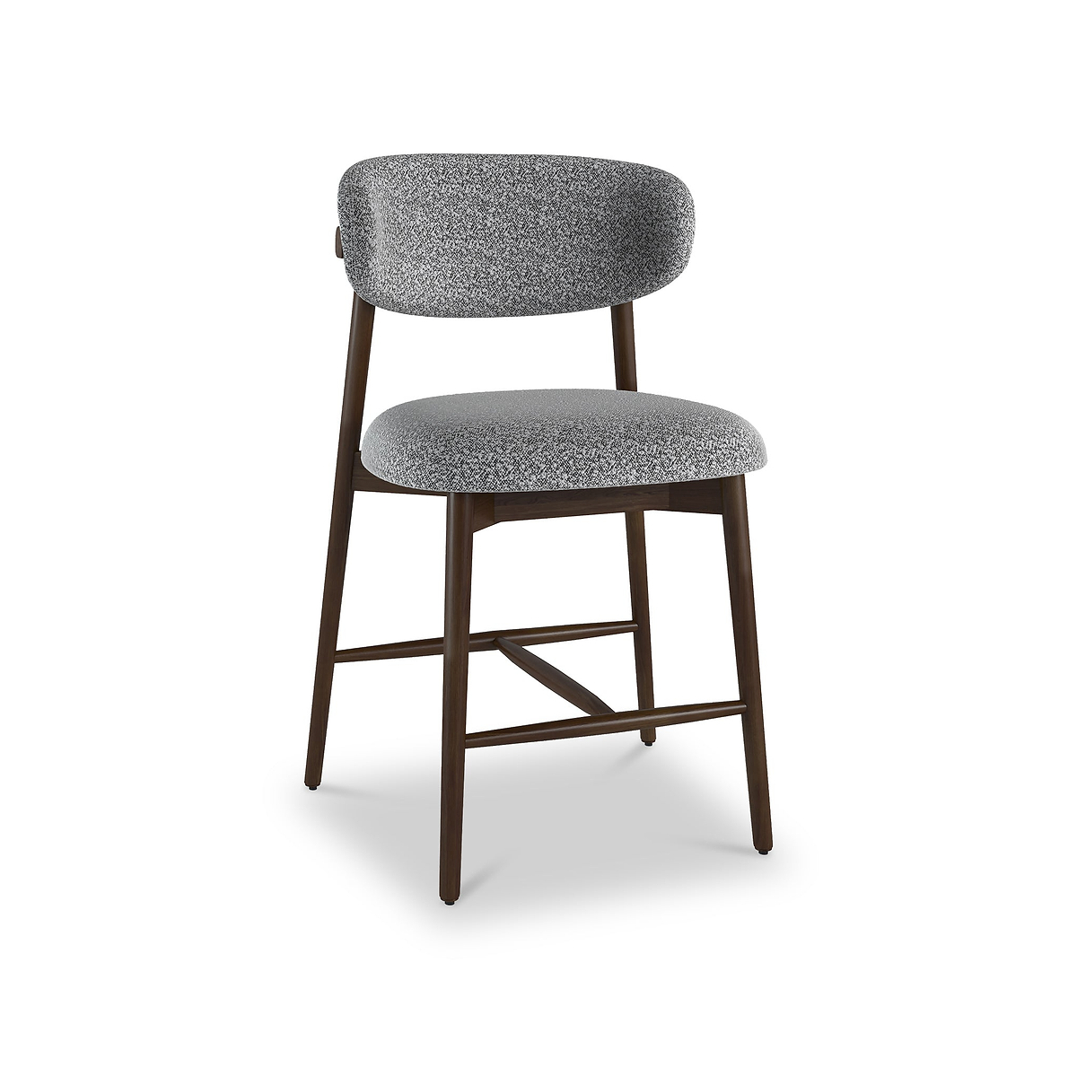 Fabre Boucle Barstool Grey from Roseland Furniture