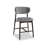 Fabre Boucle Barstool Grey from Roseland Furniture