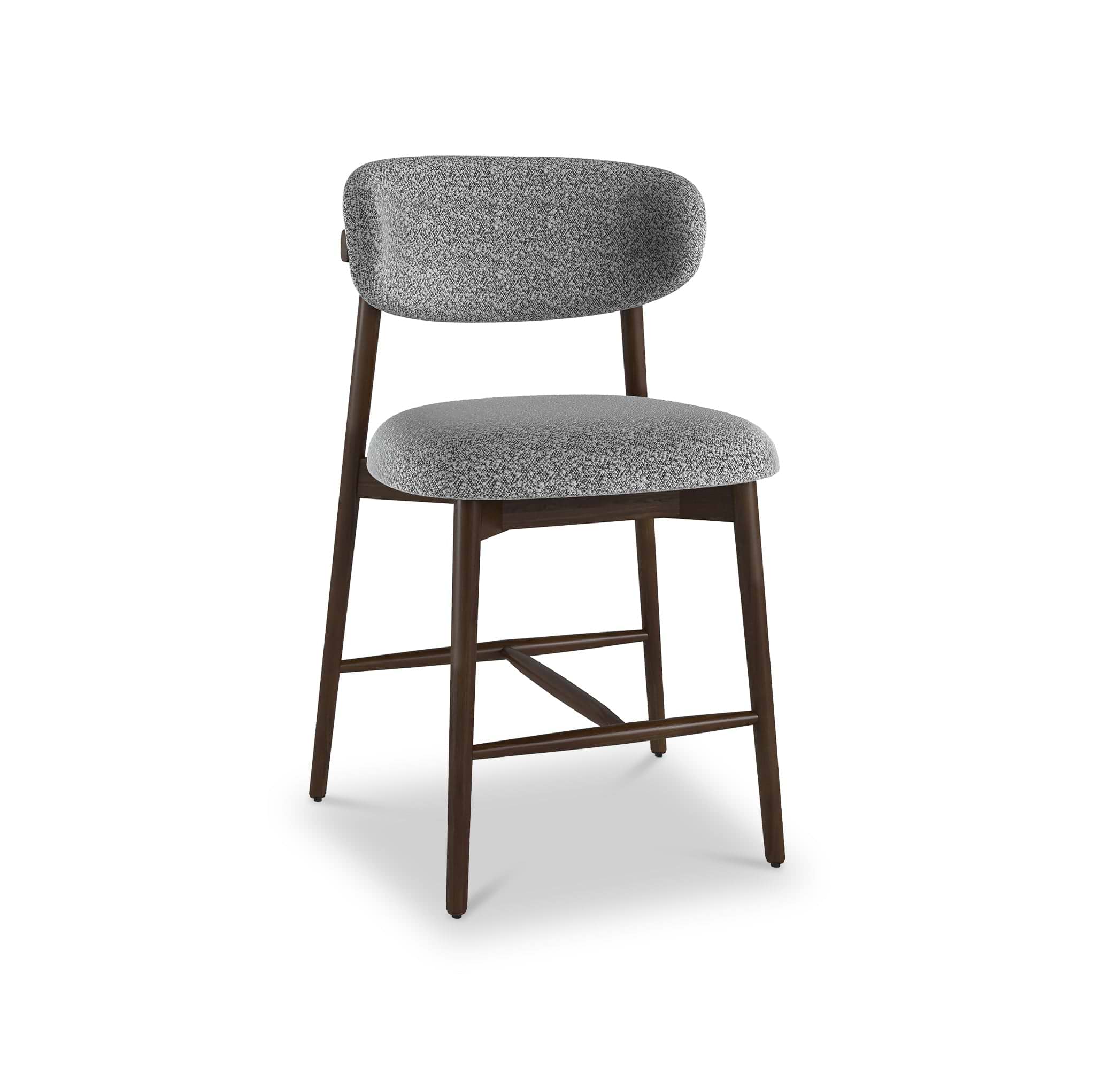 Fabre Boucle Barstool Grey from Roseland Furniture