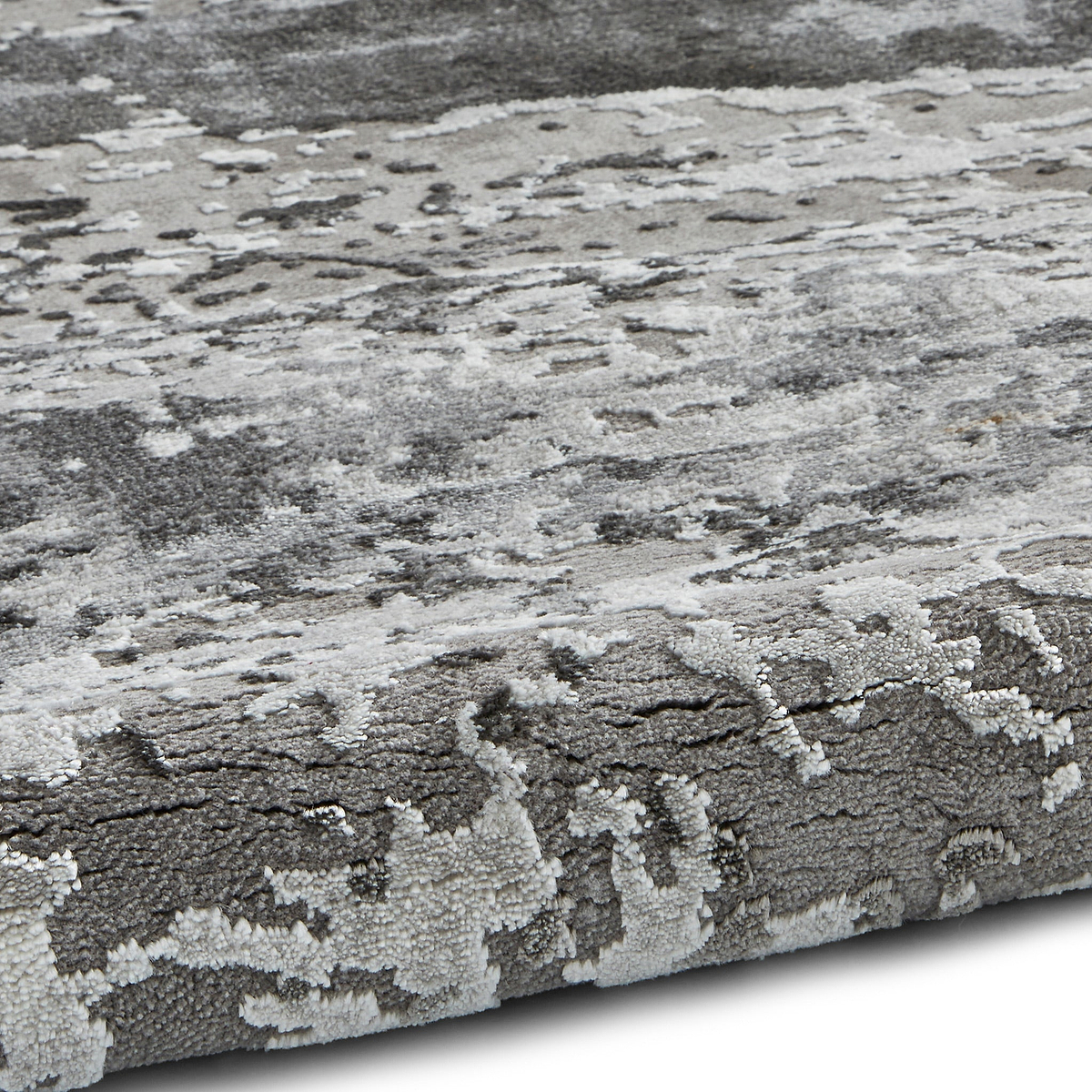 Fenway Grey Distressed Super Soft Rug