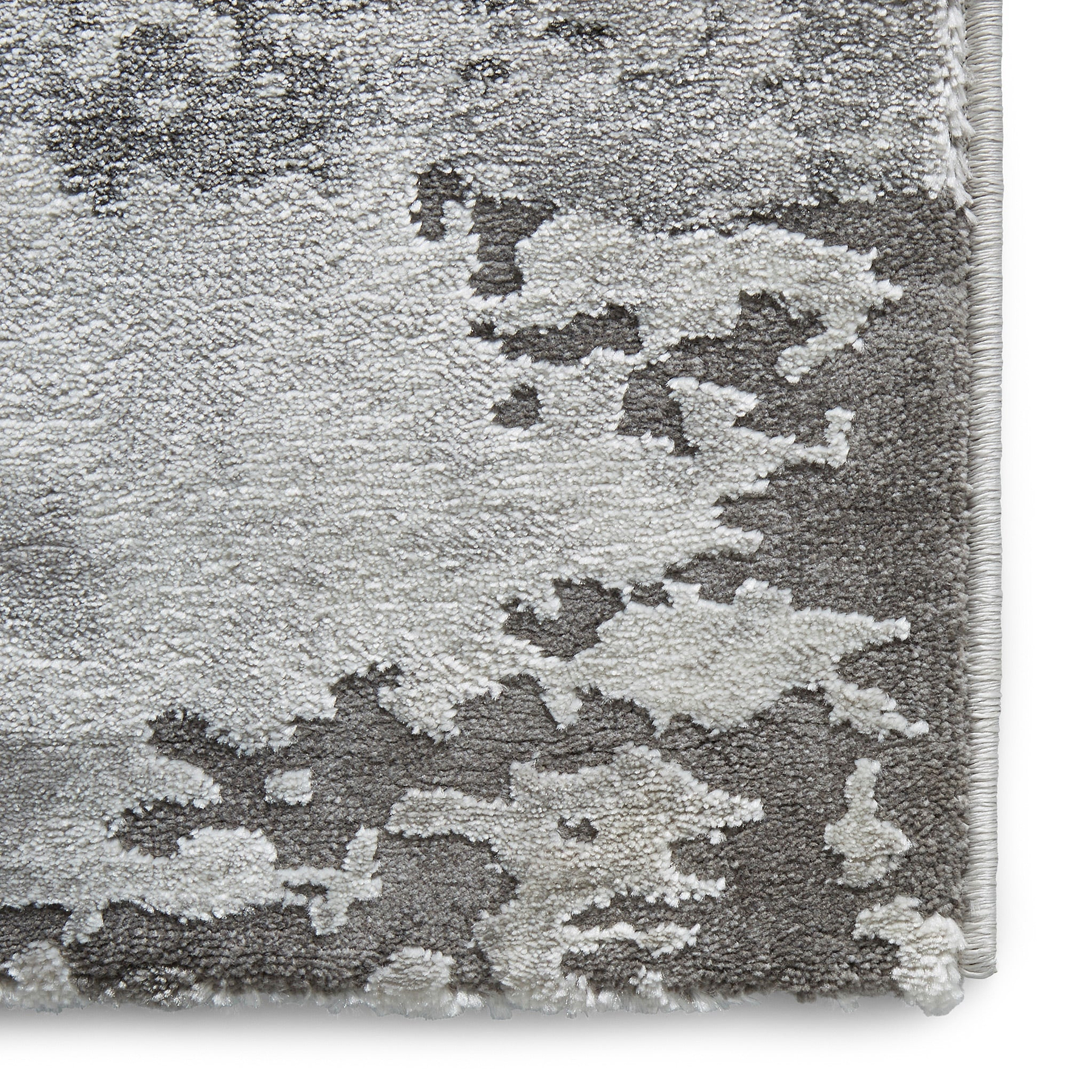 Fenway Grey Distressed Super Soft Rug