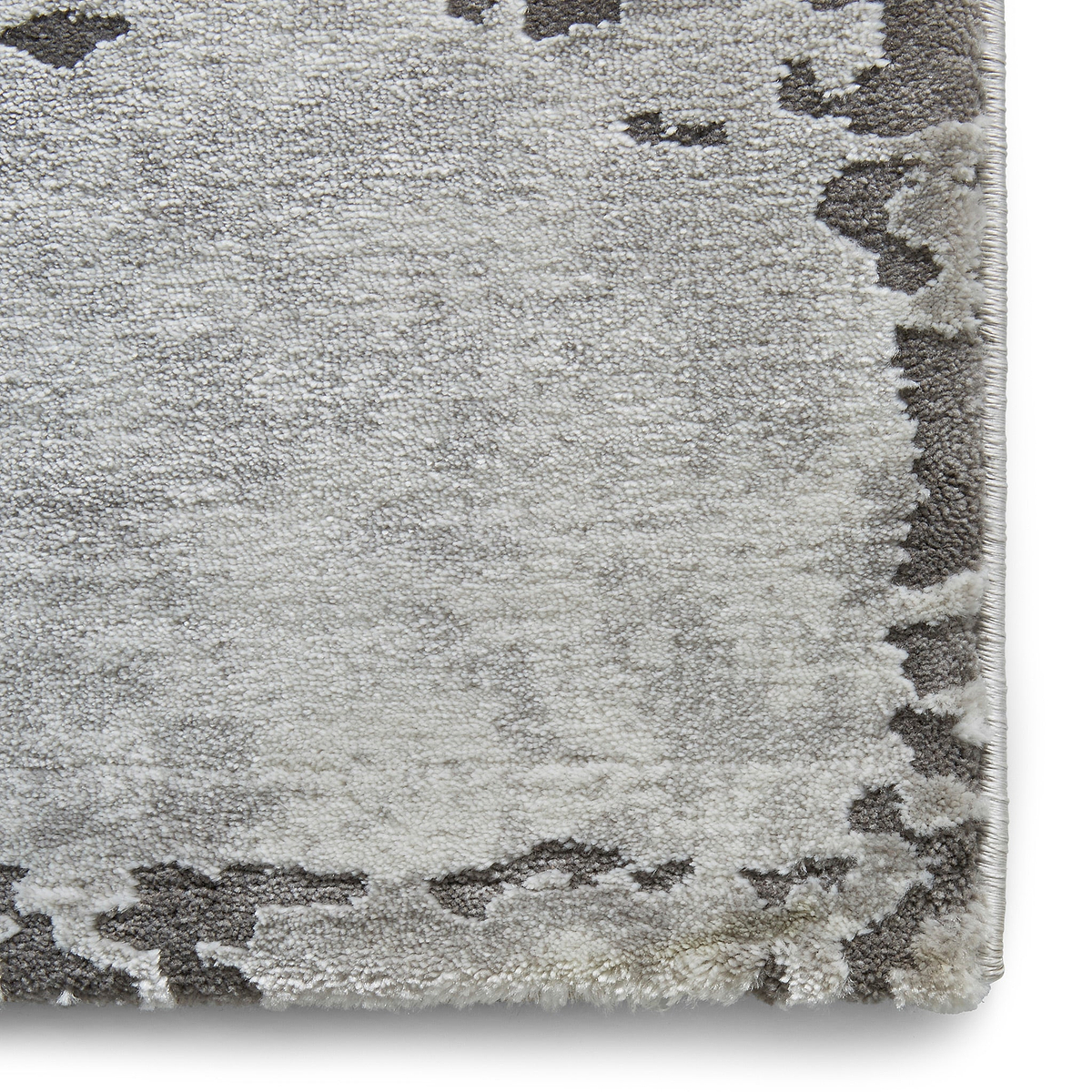 Fenway Yellow Grey Distressed Super Soft Rug