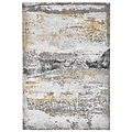 Fenway Yellow Grey Distressed Super Soft Rug from Roseland Furniture