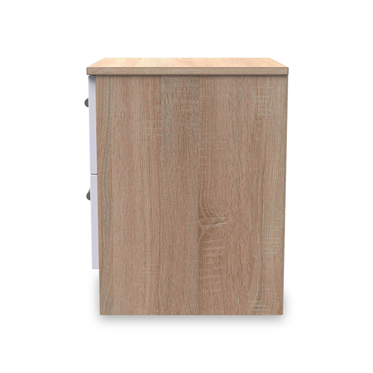 Blakely White Oak Bardolino 2 Drawer Bedside Cabinet from Roseland Furniture