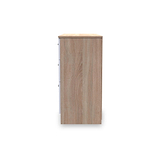 Blakely White & Light Oak 6 Drawer Wide Chest from Roseland Furniture