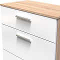 Blakely White Light Wood 3 Drawer Deep Chest from Roseland Furniture