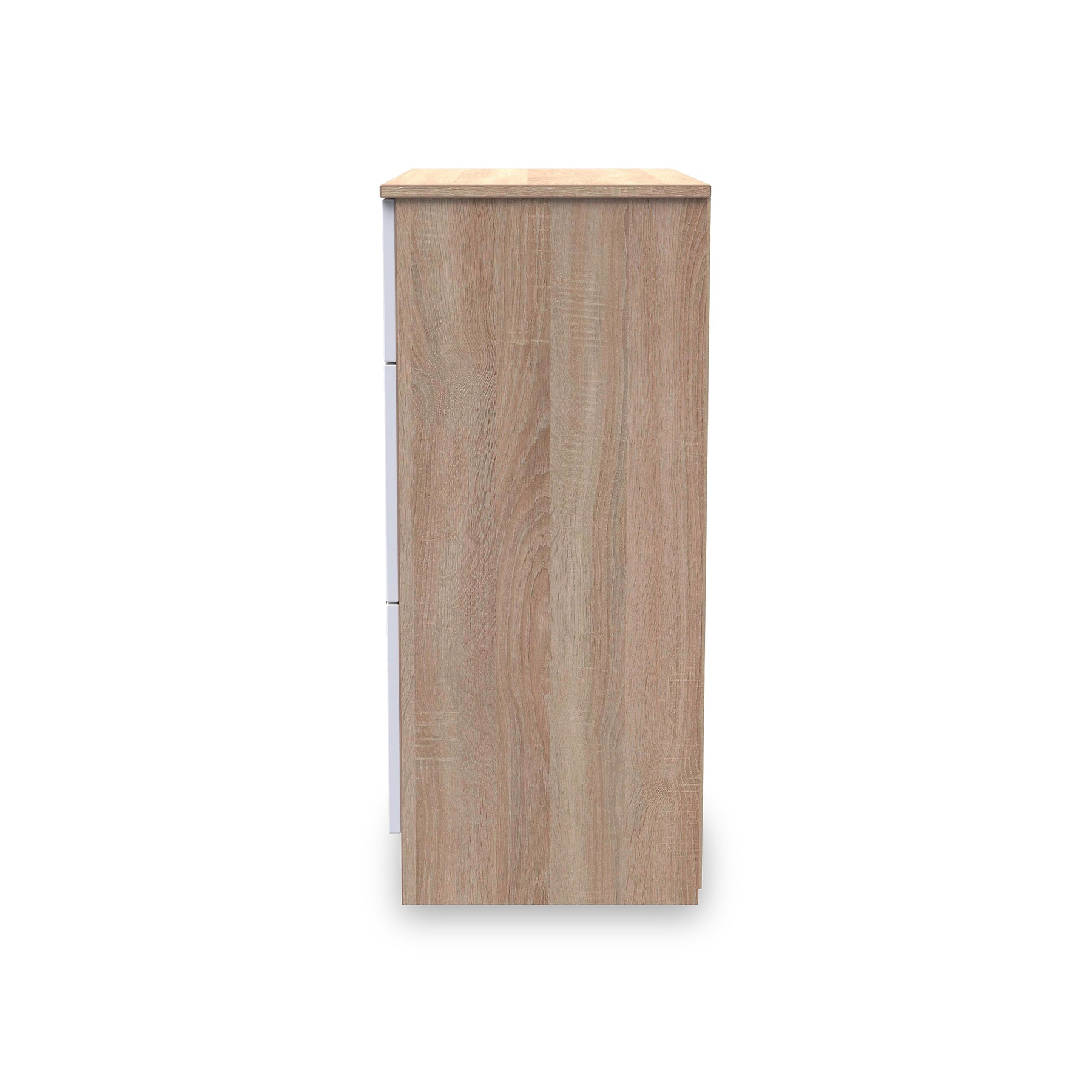 Blakely White Light Wood 3 Drawer Deep Chest from Roseland Furniture