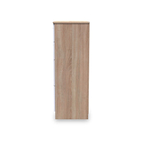 Blakely White and Light Oak 4 Drawer Deep Chest from Roseland Furniture