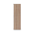 Blakely White & Light Oak Triple Mirror Wardrobe from Roseland Furniture