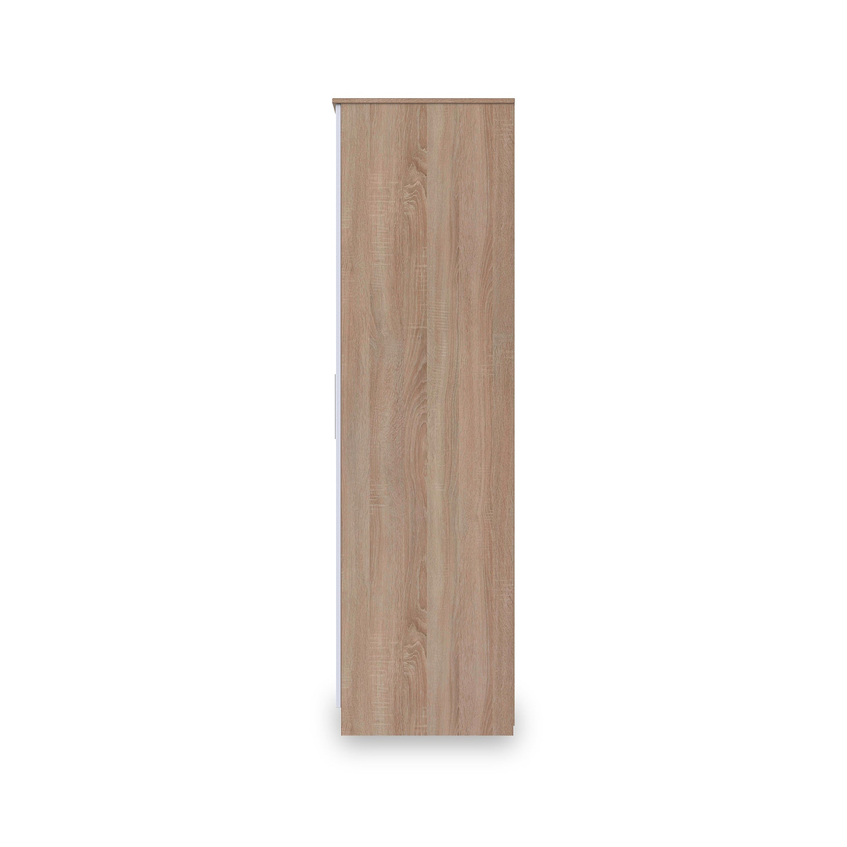 Blakely White & Light Oak Triple Mirror Wardrobe from Roseland Furniture