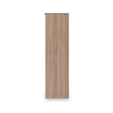 Blakely White & Light Oak Triple Mirror Wardrobe from Roseland Furniture