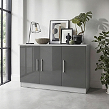 Blakely Grey and White 3 Door Sideboard from Roseland Furniture