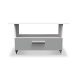 Blakely Grey and White 1 Drawer Coffee Table from Roseland Furniture