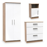 Blakely White & Light 3 Piece Bedroom Set from Roseland Furniture