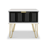 Harlow 1 Drawer Bedside Table from Roseland Furniture