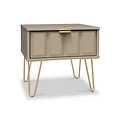 Harlow 1 Drawer Bedside Table from Roseland Furniture