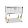 Harlow 1 Drawer Bedside Table from Roseland Furniture